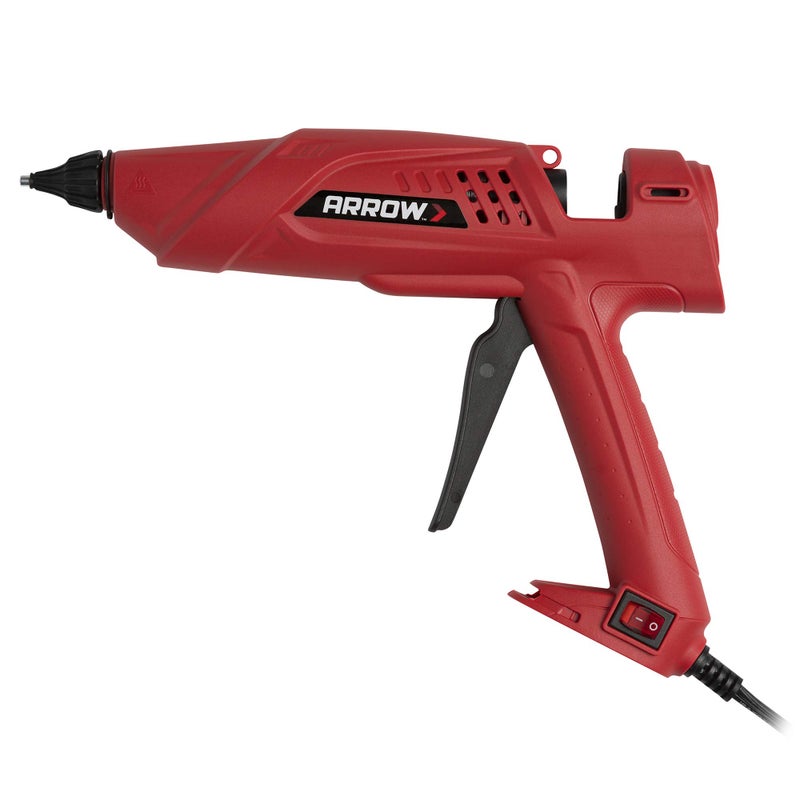 Arrow Fastener مسدس الغراء الكهربائي الساخن القوي 300 واط من أرو، للاستخدام المهني في الحرف والبناء والخشب، شفاف - Image 1